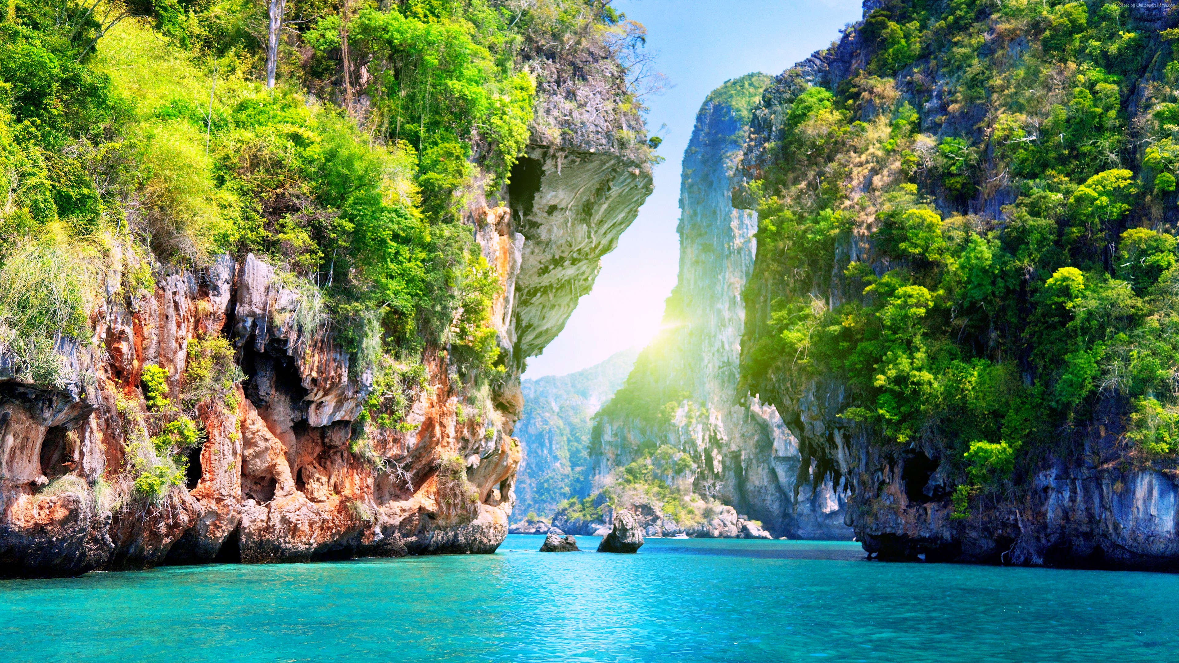 Wallpaper Thailand 5k 4k Wallpaper 8k Pattaya Beach Ocean Mountains World Wallpaper Download High Resolution 4k Wallpaper