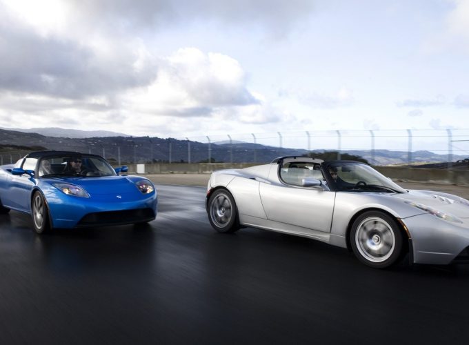 Tesla Roadster Background - Supercars Gallery